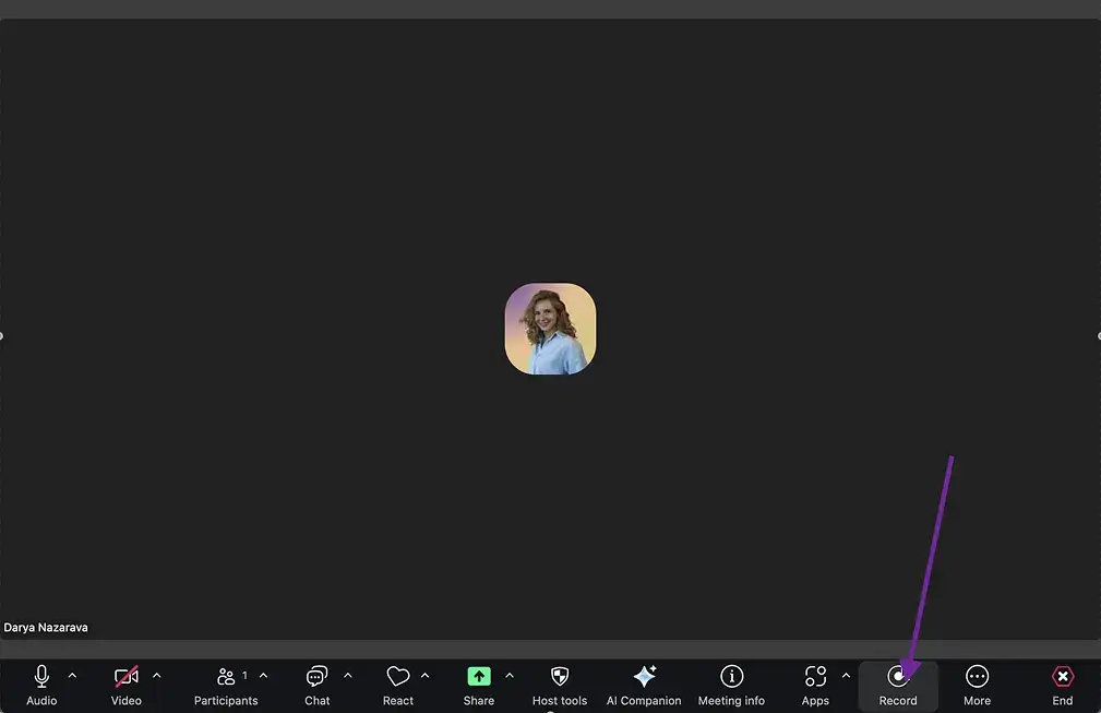 zoom meeting recording