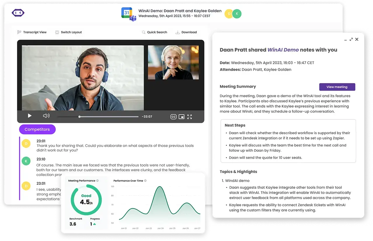 meetgeek is the best app for ai meeting notes
