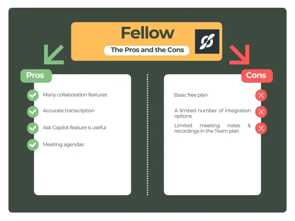 Fellow’s pros and cons