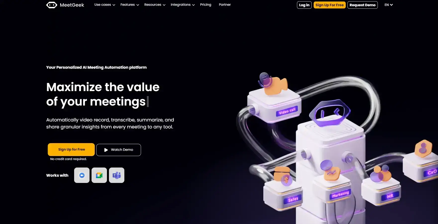 MeetGeek is the best Fathom AI alternative overall